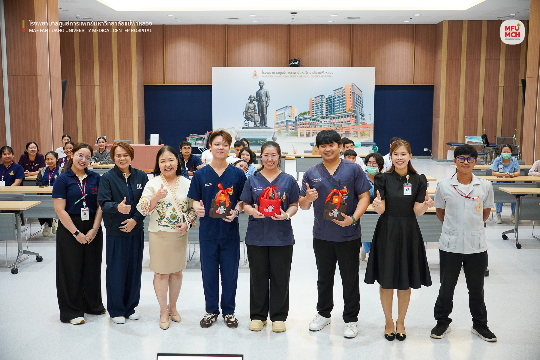 โครงการอบรมเชิงปฏิบัติการ การยกเคลื่อนย้ายผู้ป่วยขั้นพื้นฐาน (Basic Healthcare Transportation) รุ่นที่ 1 